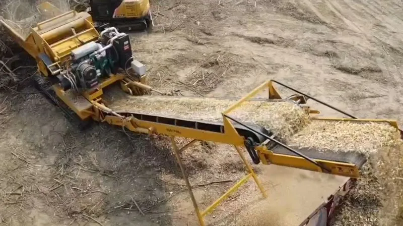 WeiDong WD1380C diesel crawler horizontal grinder, photo 2