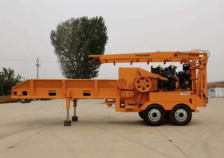 WeiDong WD1380W diesel road-wheeled horizontal grinder