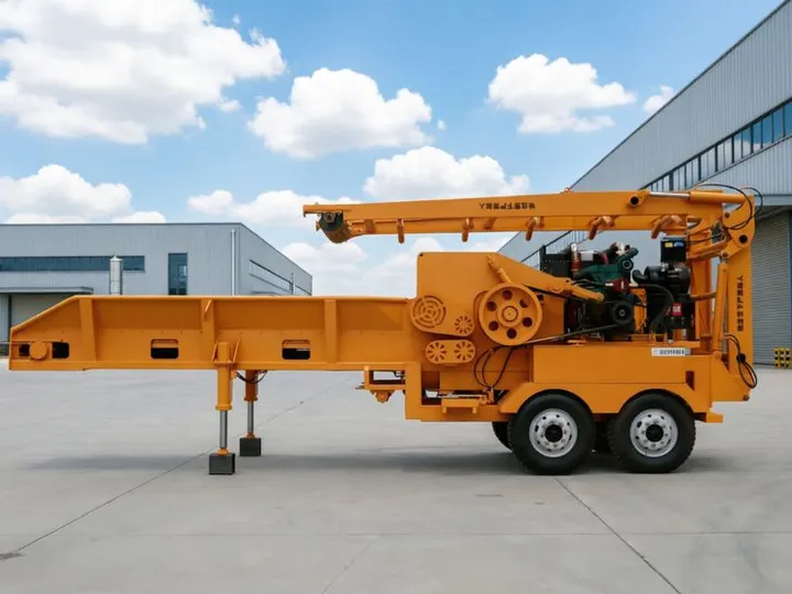 WeiDong WD1690W diesel road-wheeled horizontal grinder