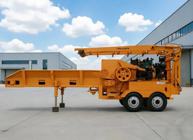 WeiDong WD1690W diesel road-wheeled horizontal grinder