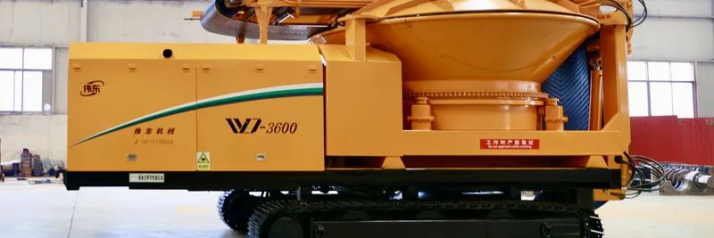 WeiDong WD3600C diesel crawler tub grinder