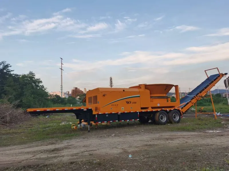WeiDong WD3600S diesel semi-trailer towable tub grinder, photo 10