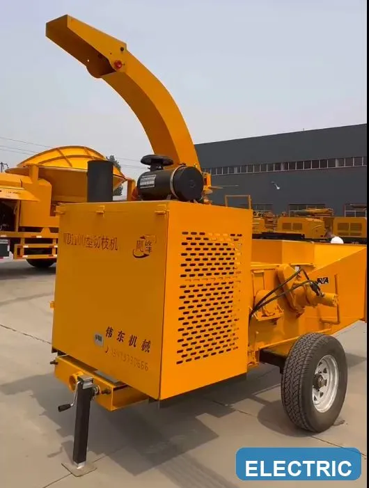 WeiDong WDE1100 electric wood chipper, photo 2