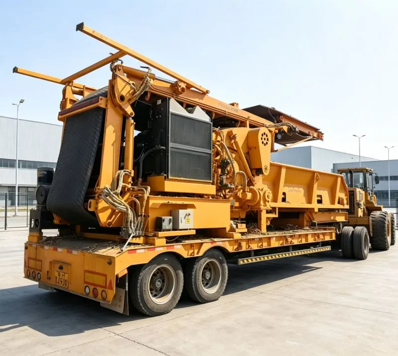 WeiDong WDE1690M electric skid-mount horizontal grinder