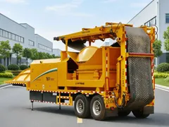 WeiDong WDE3600S electric semi-trailer towable tub grinder