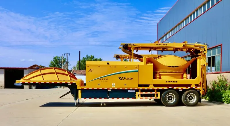 WeiDong WDE3600S electric semi-trailer towable tub grinder, photo 11